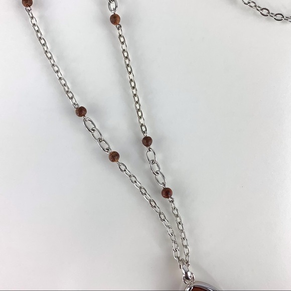 Lia Sophia Retired Ponocos Resin and Wood Bead Necklace, 33L62 - Picture 4 of 16